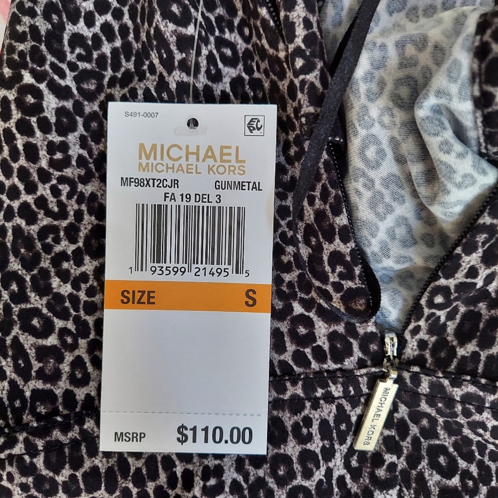 Michael Kors Cheetah Gunmetal Dress - Picture 6 of 9